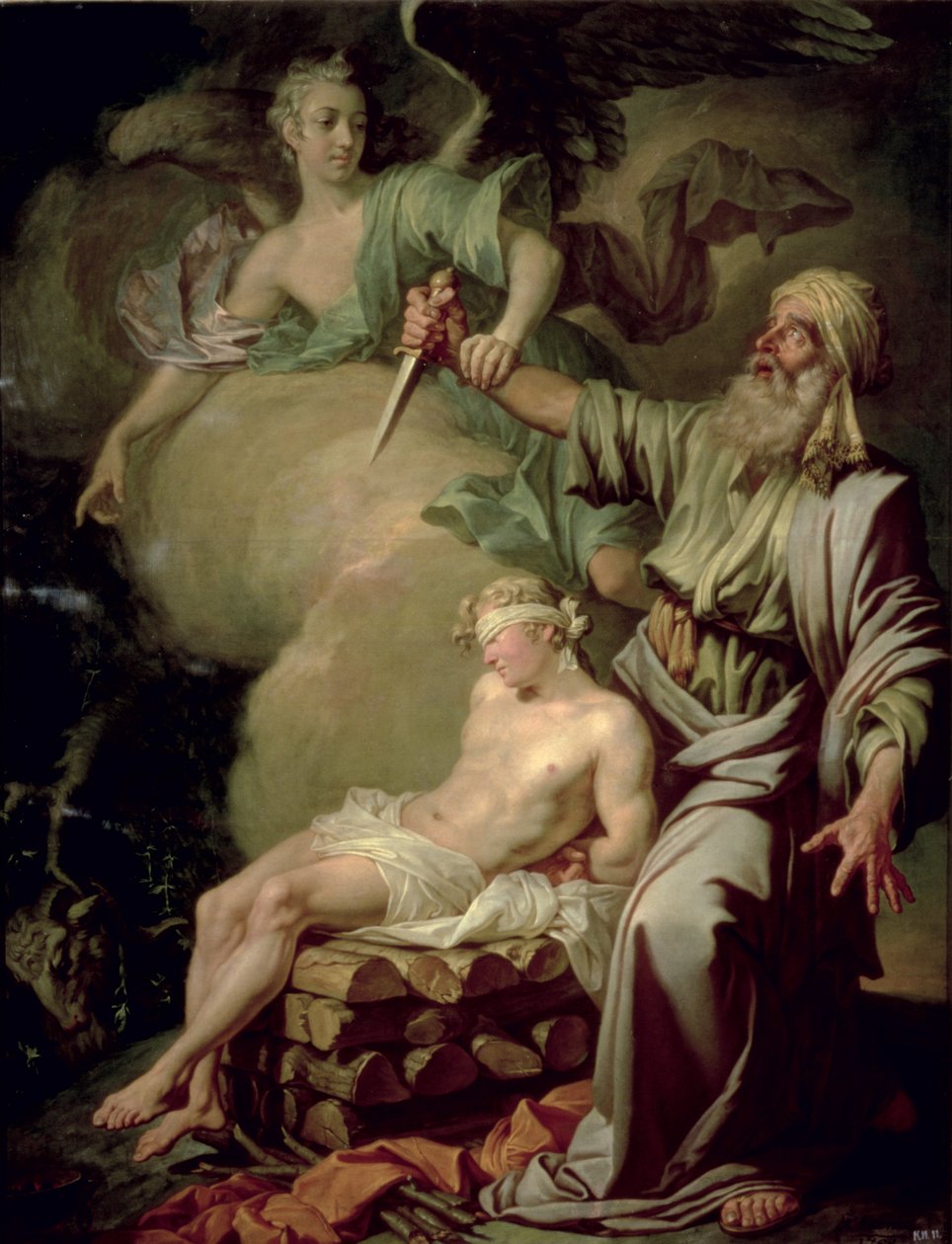El Sacrificio de Isaac, 1765 de Anton Pavlovich Losenko