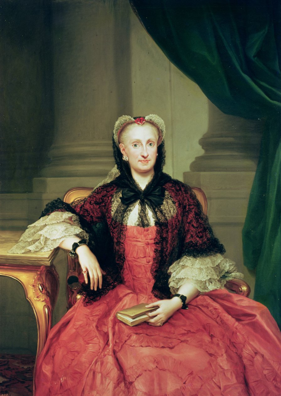 María Amalia de Sajonia (1724-60) Reina de España de Anton Raphael Mengs