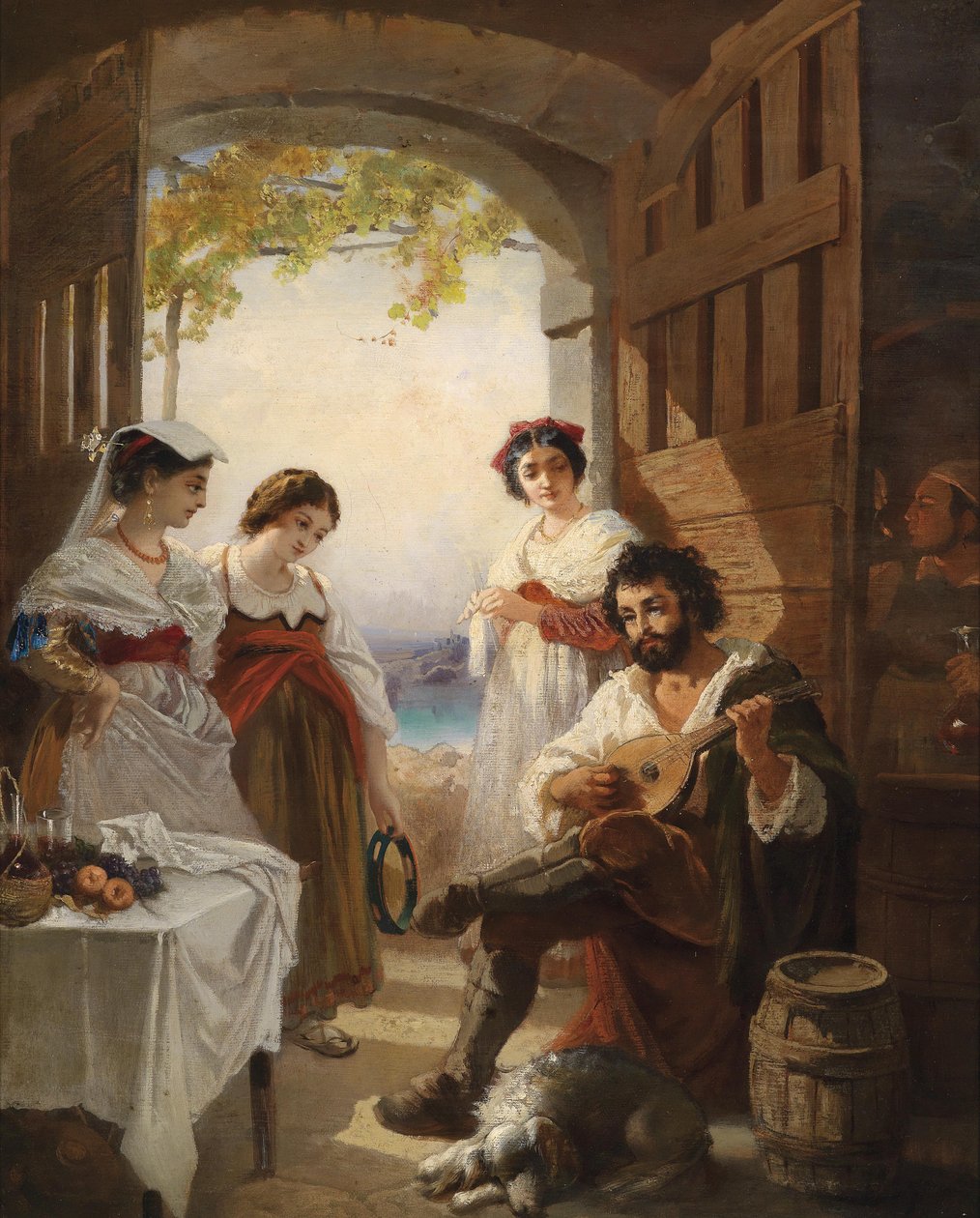 Taberna napolitana de Anton Romako