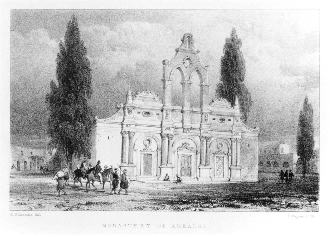 Monasterio de Arkadhi, Creta, de 