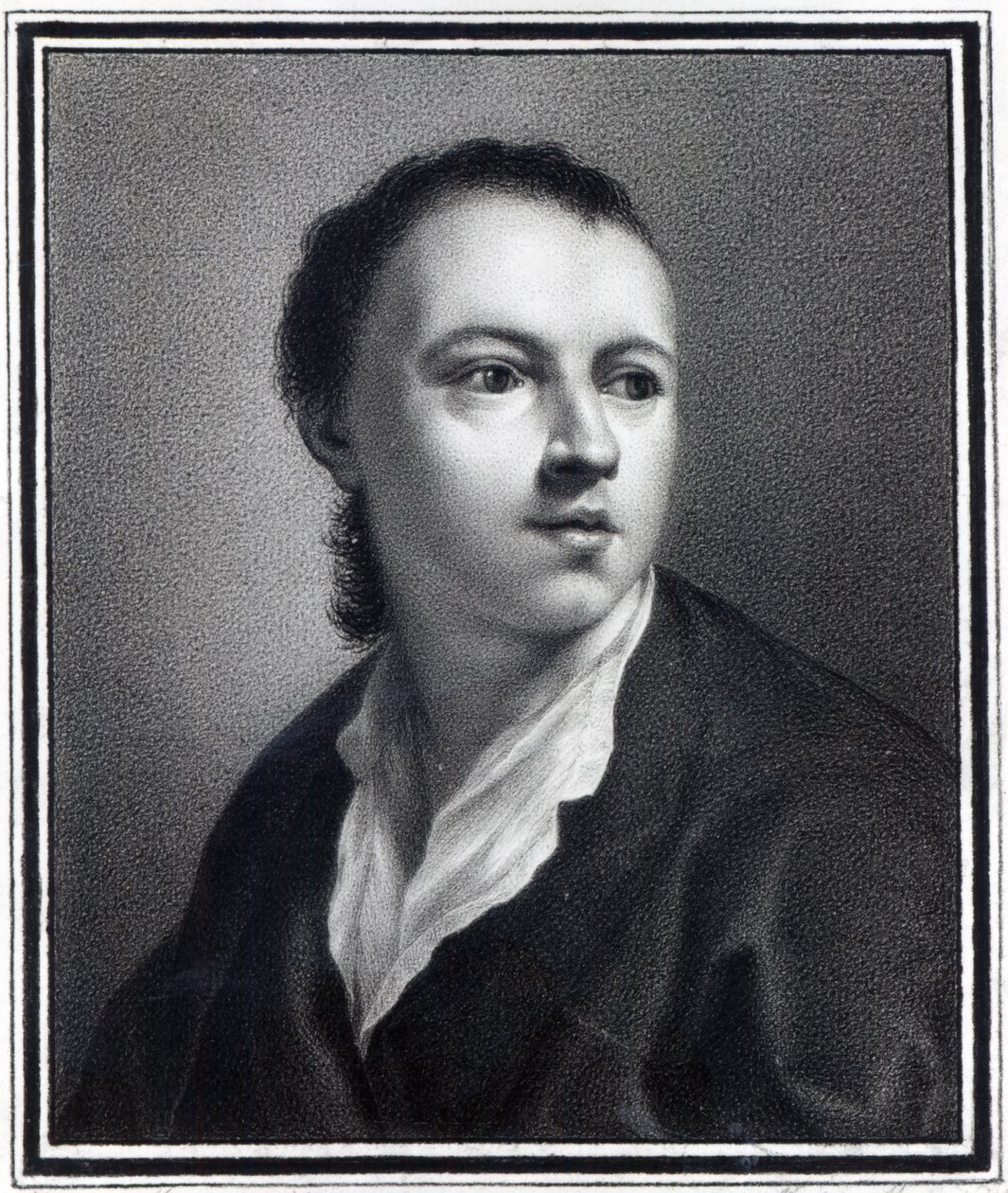 Anton Raphael Mengs, grabado por Nicolaus Mosman de Anton von Maron