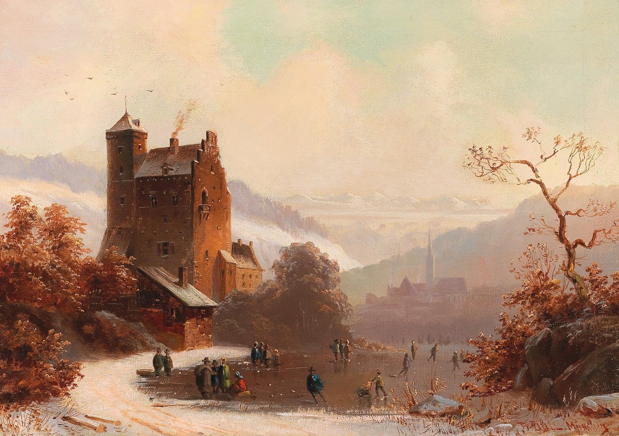 Escena del Tirol del Sur de Anton Doll
