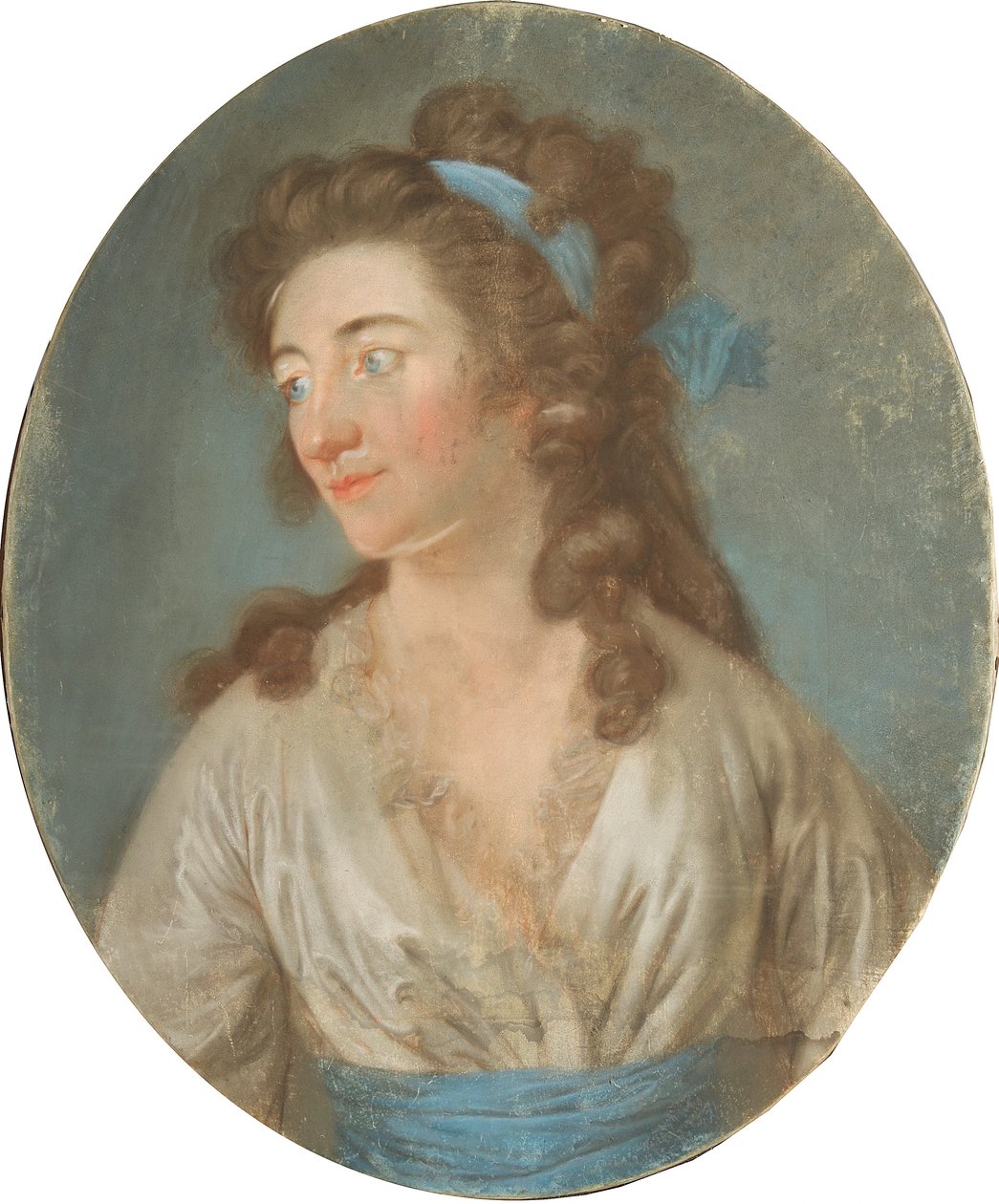 Retrato de la escritora Elisa von der Recke de Anton Graff