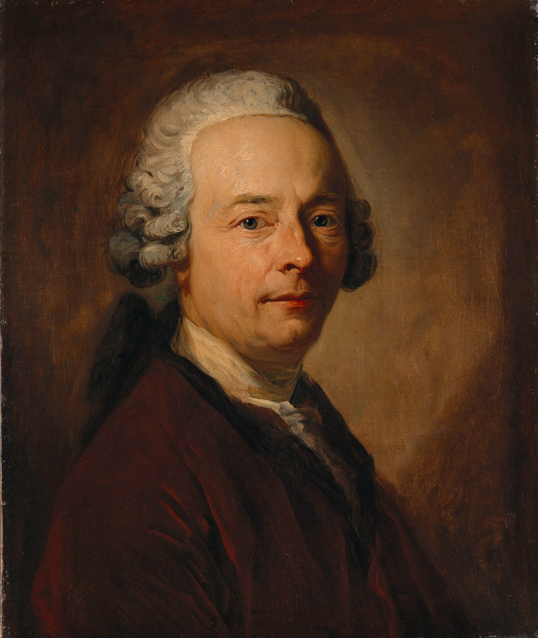 Retrato del poeta Karl Wilhelm Ramler de Anton Graff