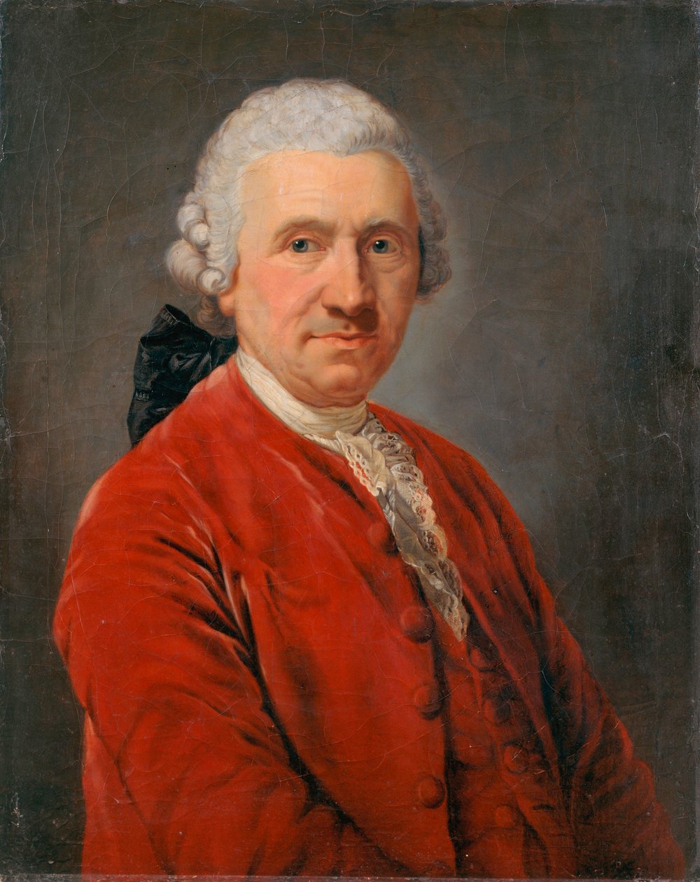 Retrato del actor Conrad Ekhof de Anton Graff