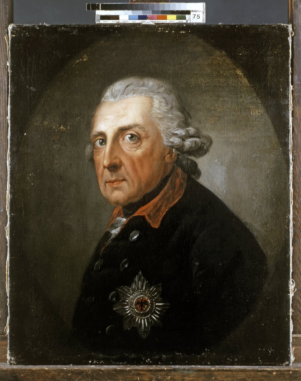 FRIEDRICH II de Prusia "El Grande" Rey de Prusia.(1712-1786). de Anton Graff