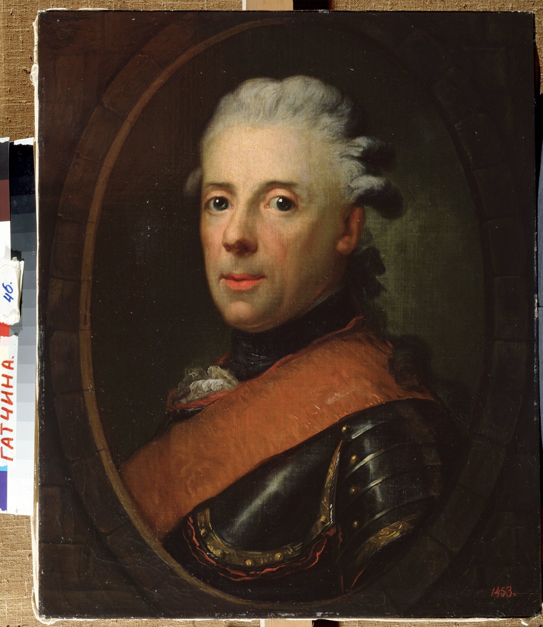 ""Retrato del Príncipe Enrique de Prusia (1726-1802), hermano de Federico el Grande"" Pintura de Anton Graff (1736-1813) 1760-1770 Museo Estatal al Aire Libre Palacio Gatchina, San Petersburgo de Anton Graff