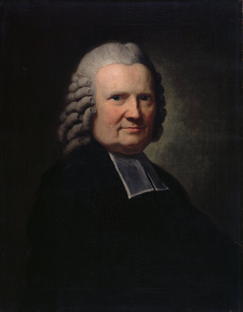 El preboste Johann Joachim Spalding con su atuendo oficial de Anton Graff