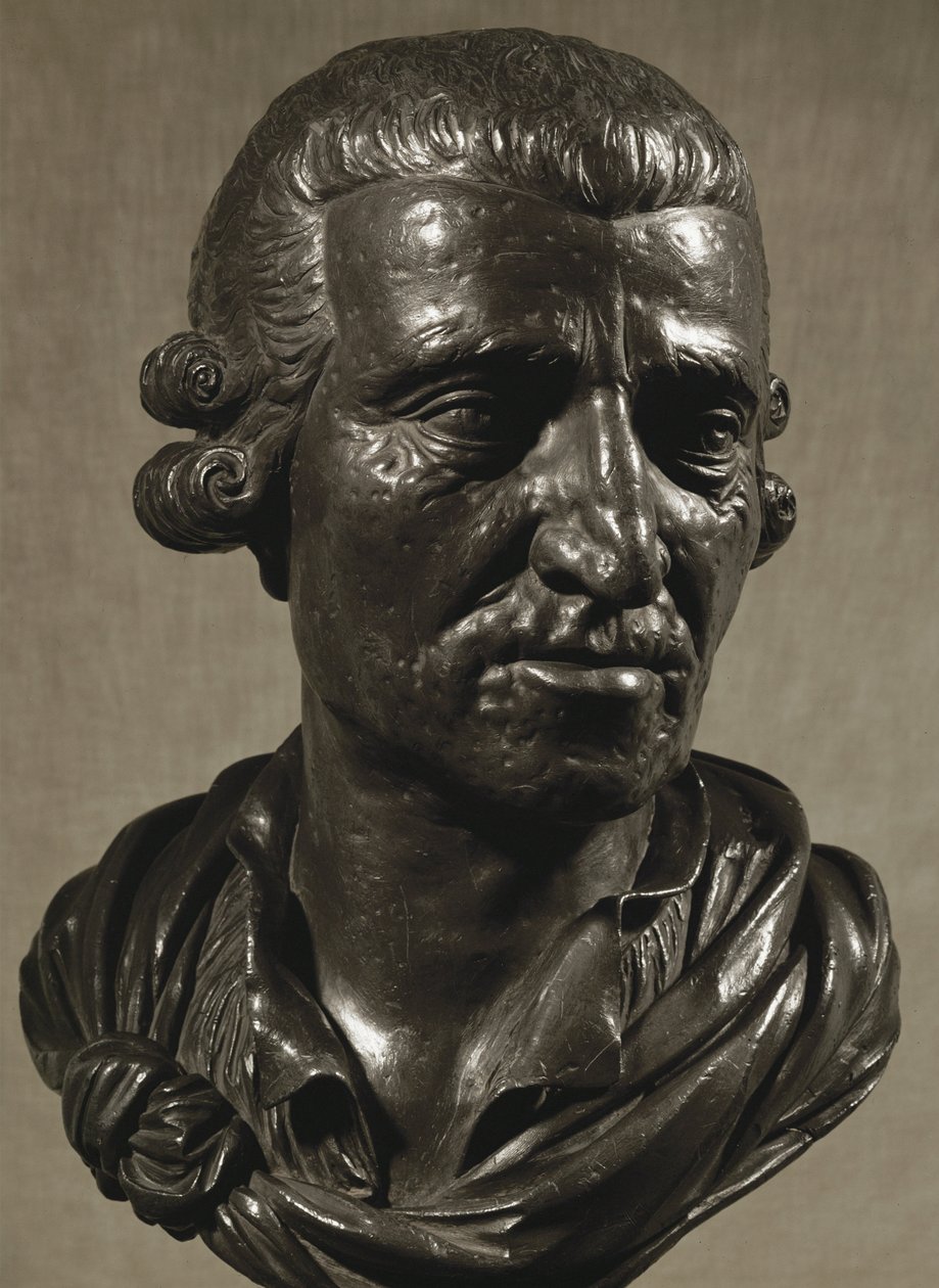 Joseph Haydn. Reparto busto de plomo ... de Anton Grassi