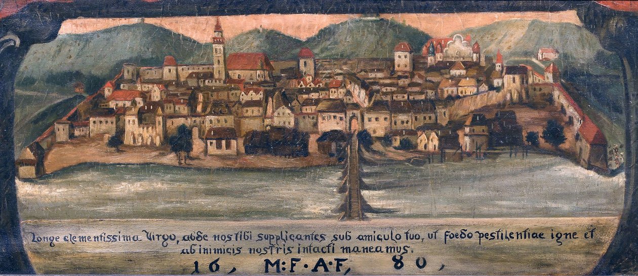 Esloveno: Maribor hacia 1861 de Anton Gvajc