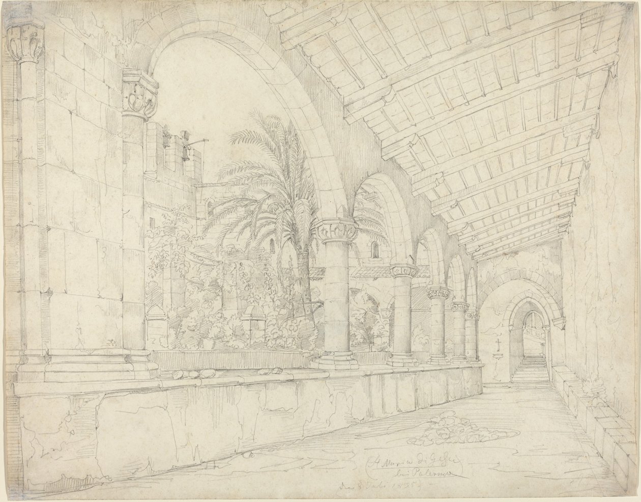 El Claustro de Santa Maria di Gesù en Palermo de Anton Hallmann