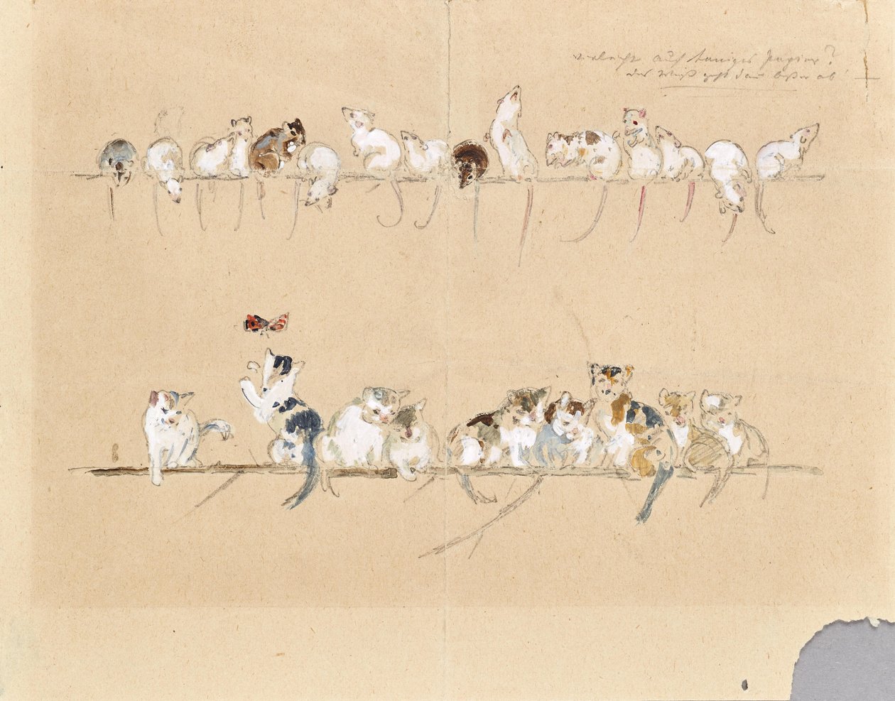 Ratones y gatos de Anton Hartinger