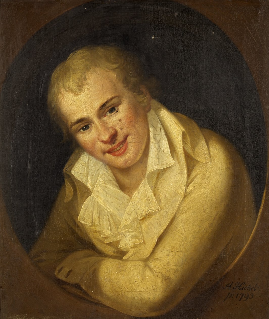 Retrato del Dr. John King de Anton Hickel