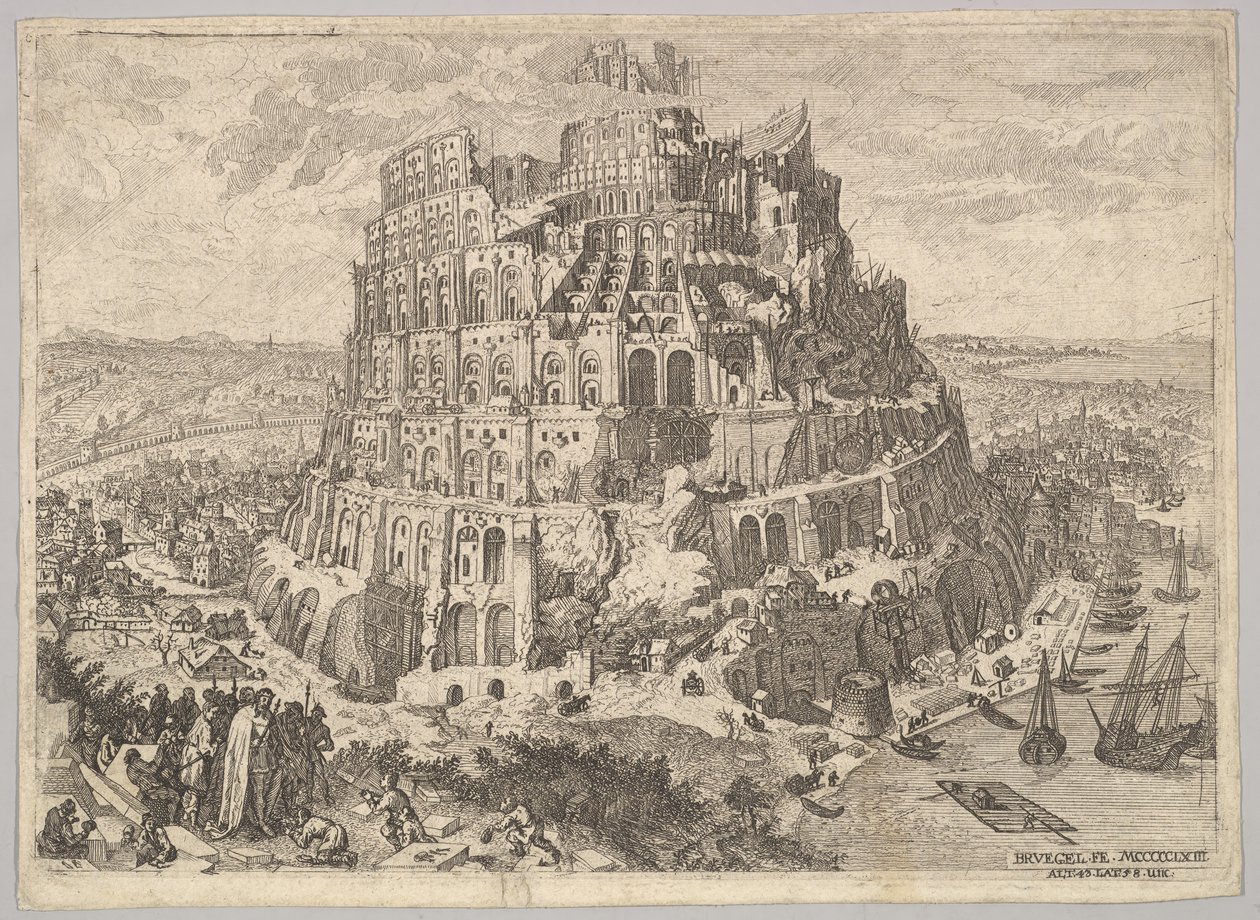La Torre de Babel de Anton Joseph von Prenner