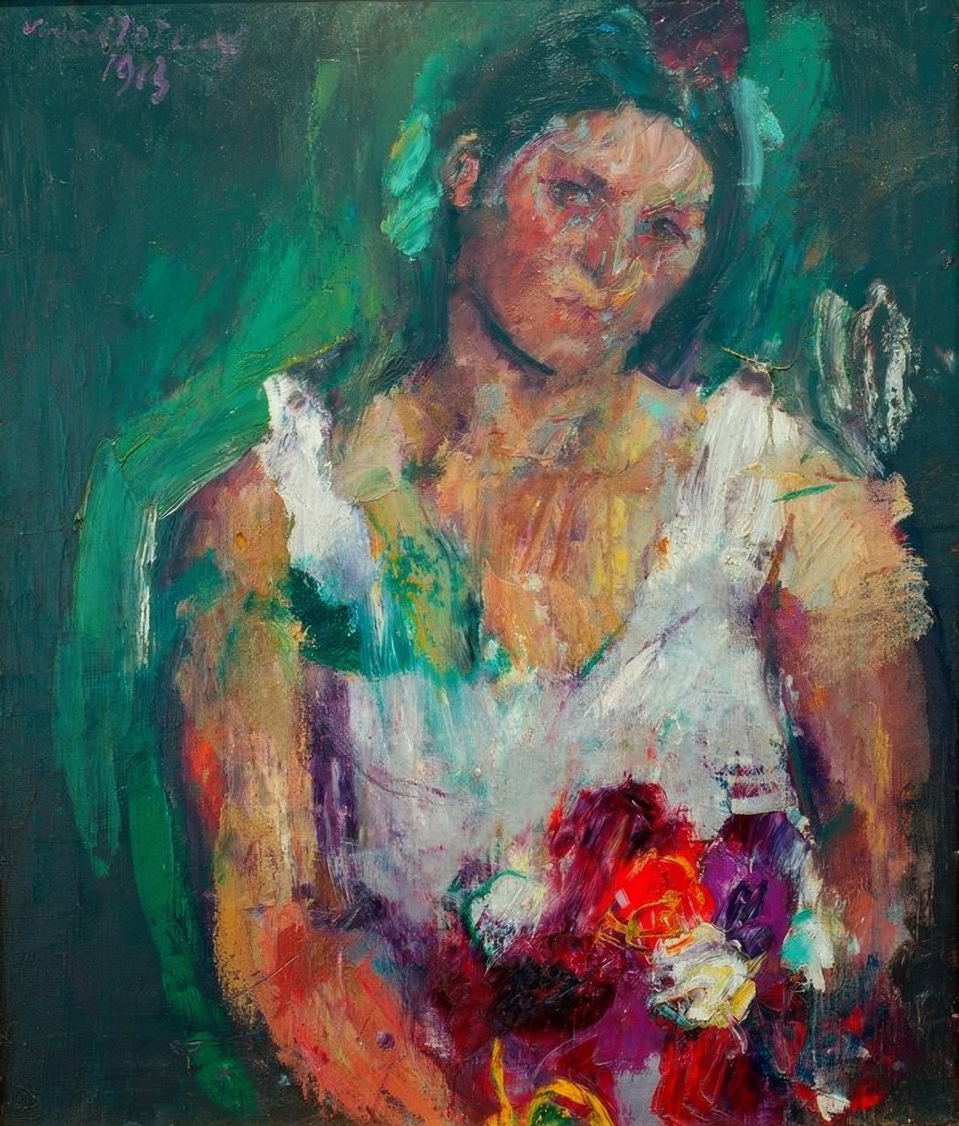 Retrato de la esposa de Anton Kolig