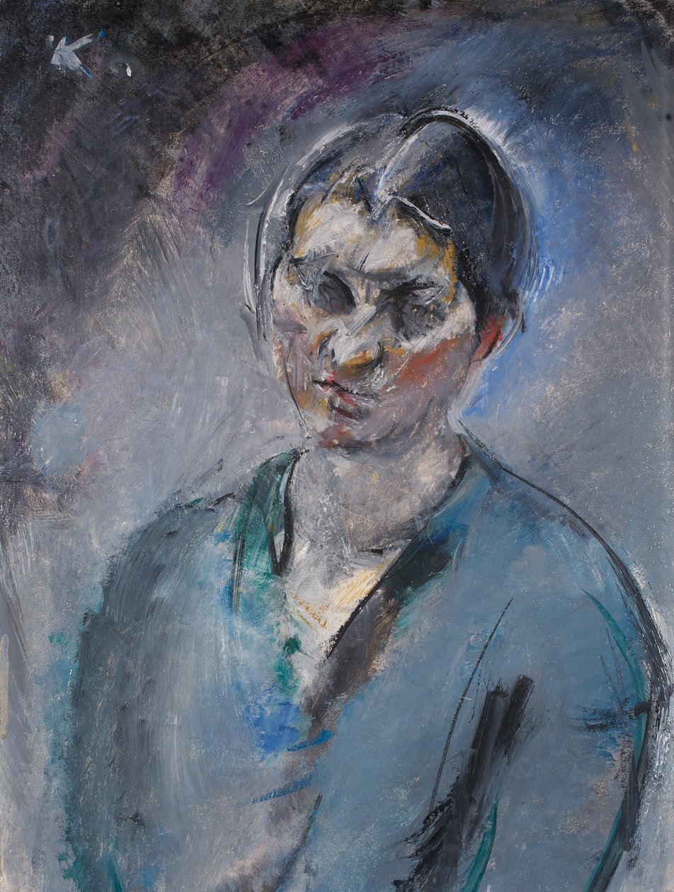 la esposa del artista de Anton Kolig