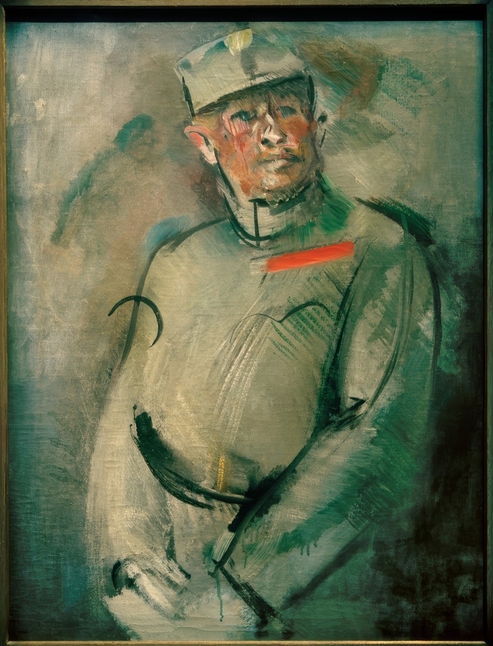 Retrato de un oficial austriaco de Anton Kolig