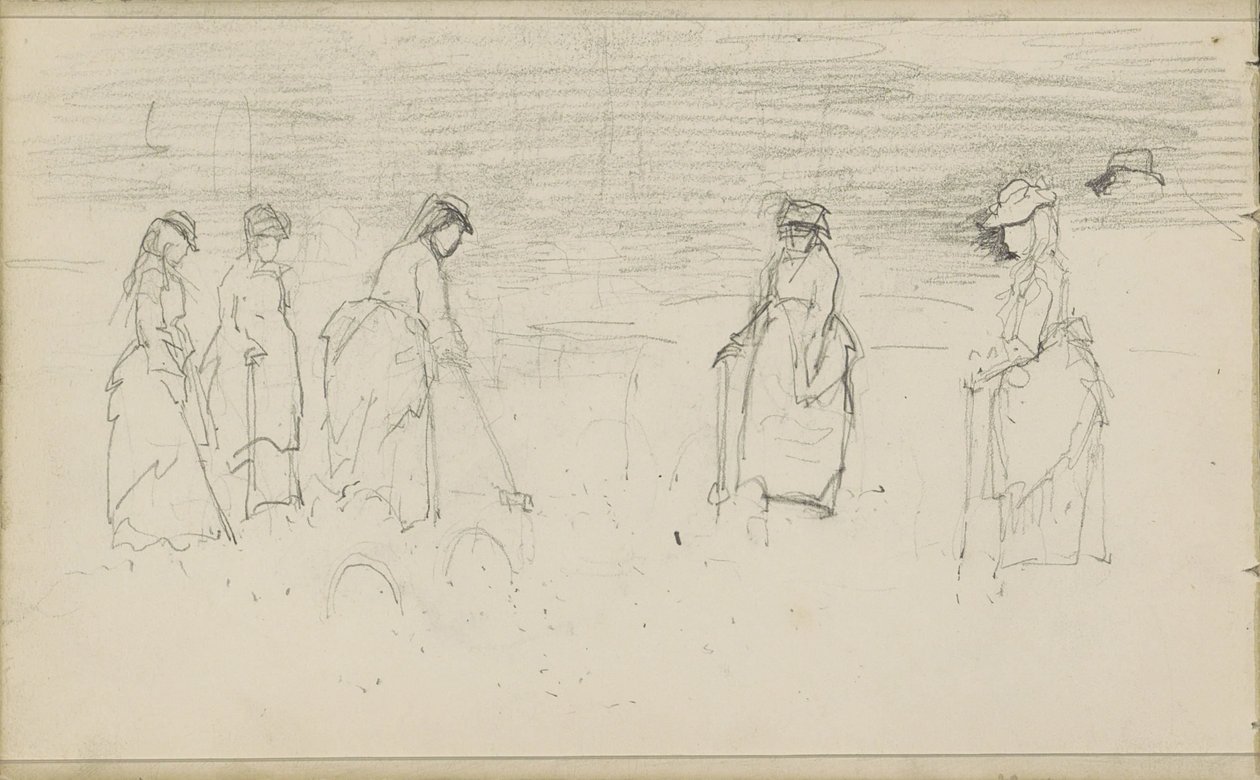Mujeres jugando al croquet de Anton Mauve