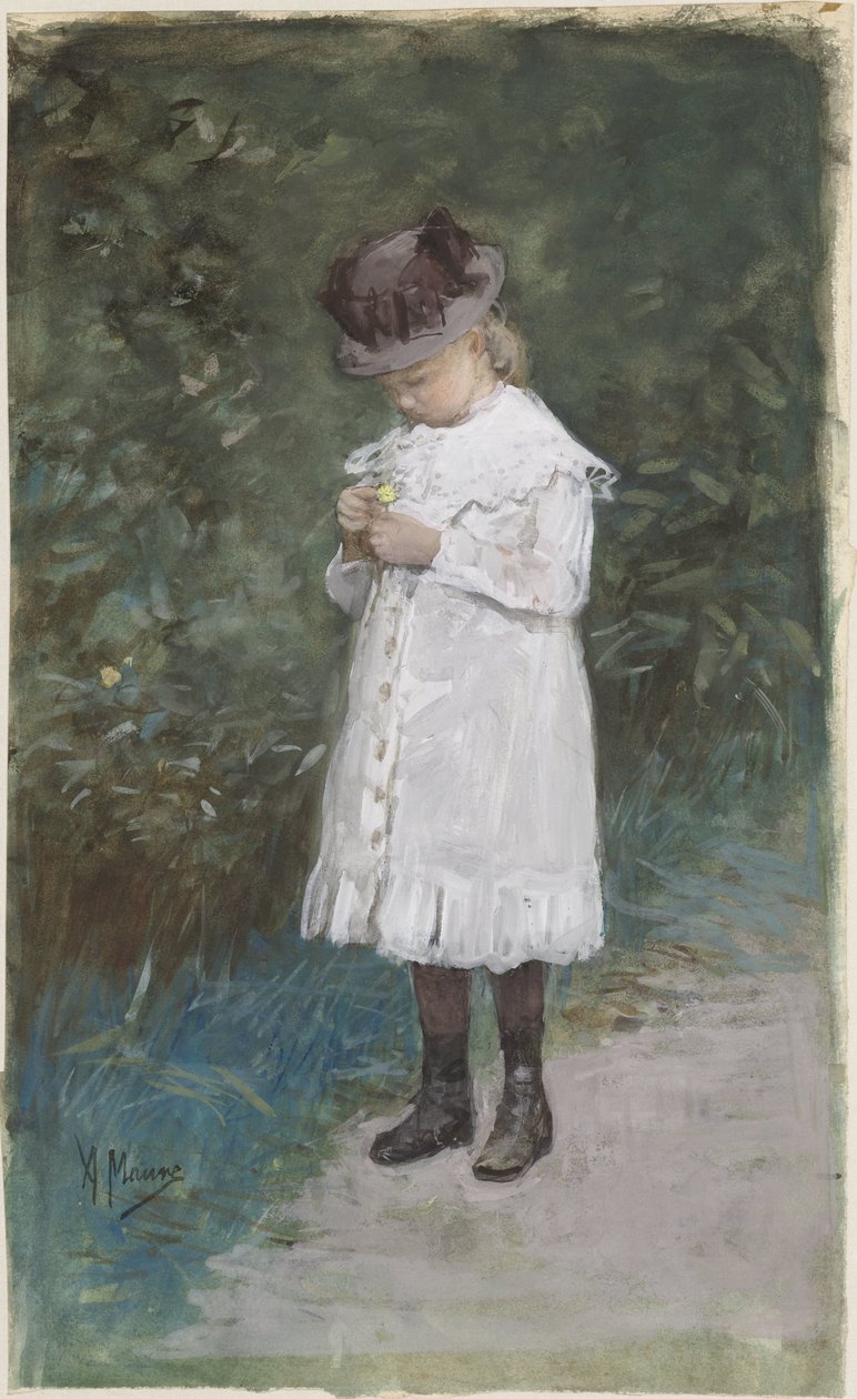 Elisabeth Mauve (n. 1875), hija del artista de Anton Mauve