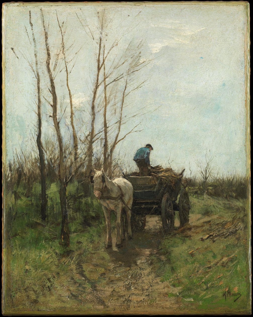 Recogida de leña de Anton Mauve