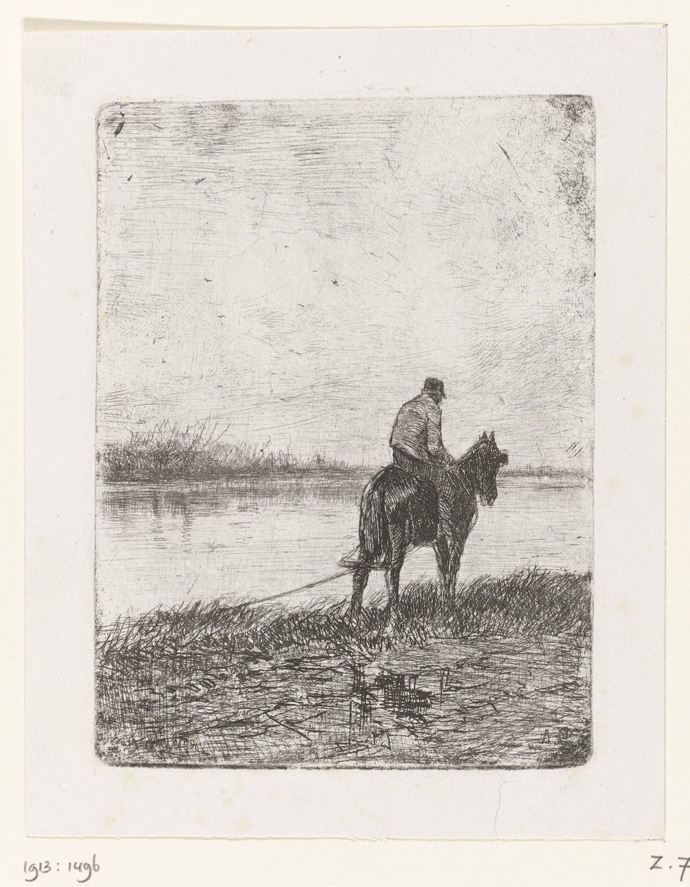 camino de sirga de Anton Mauve