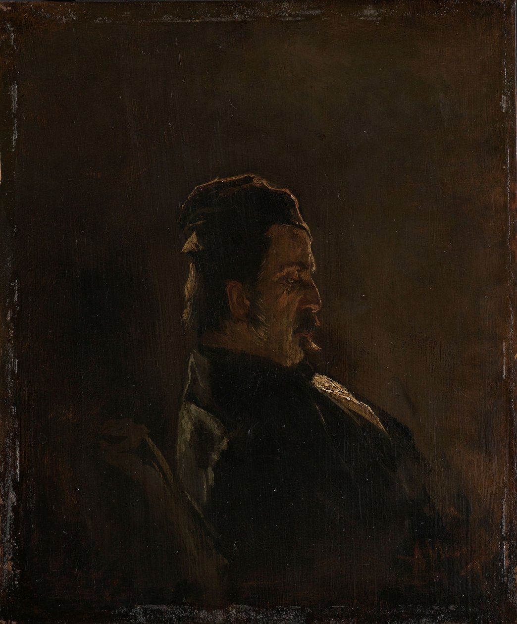 Retrato de Pieter Frederik van Os, Pintor de Anton Mauve