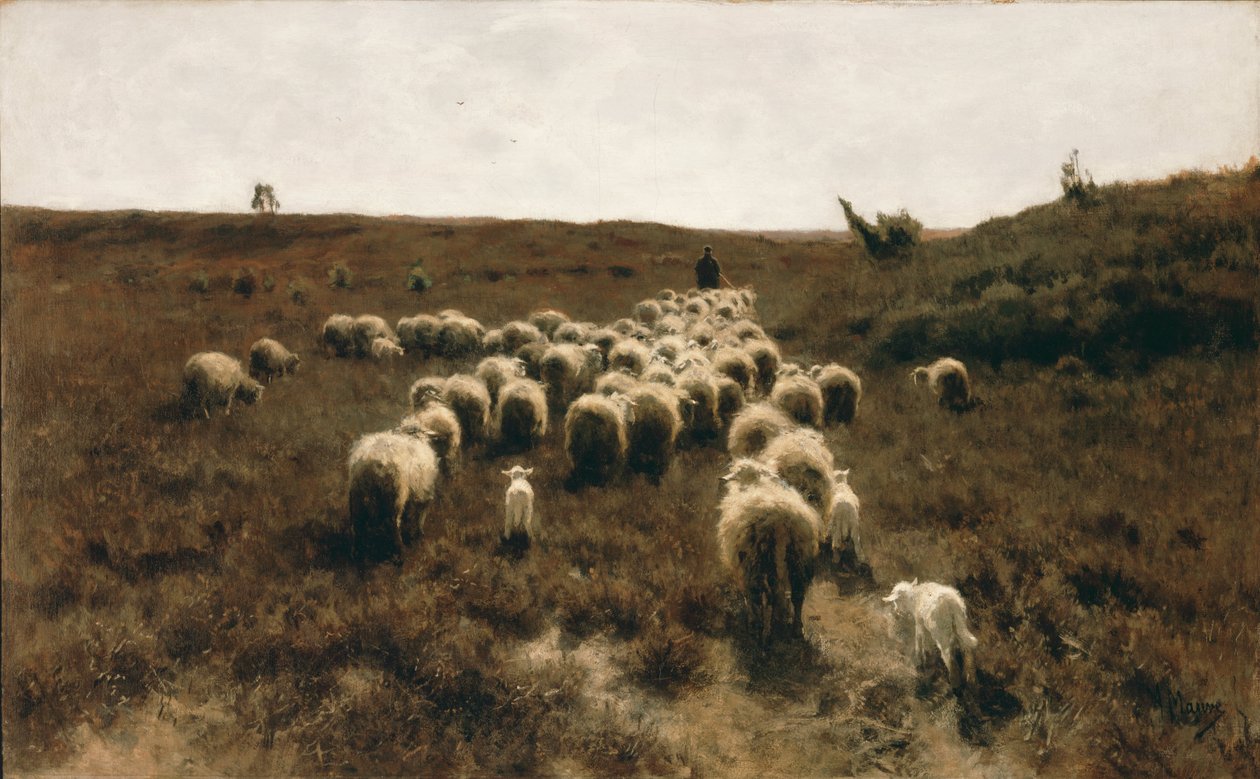 El retorno del rebaño, Laren de Anton Mauve