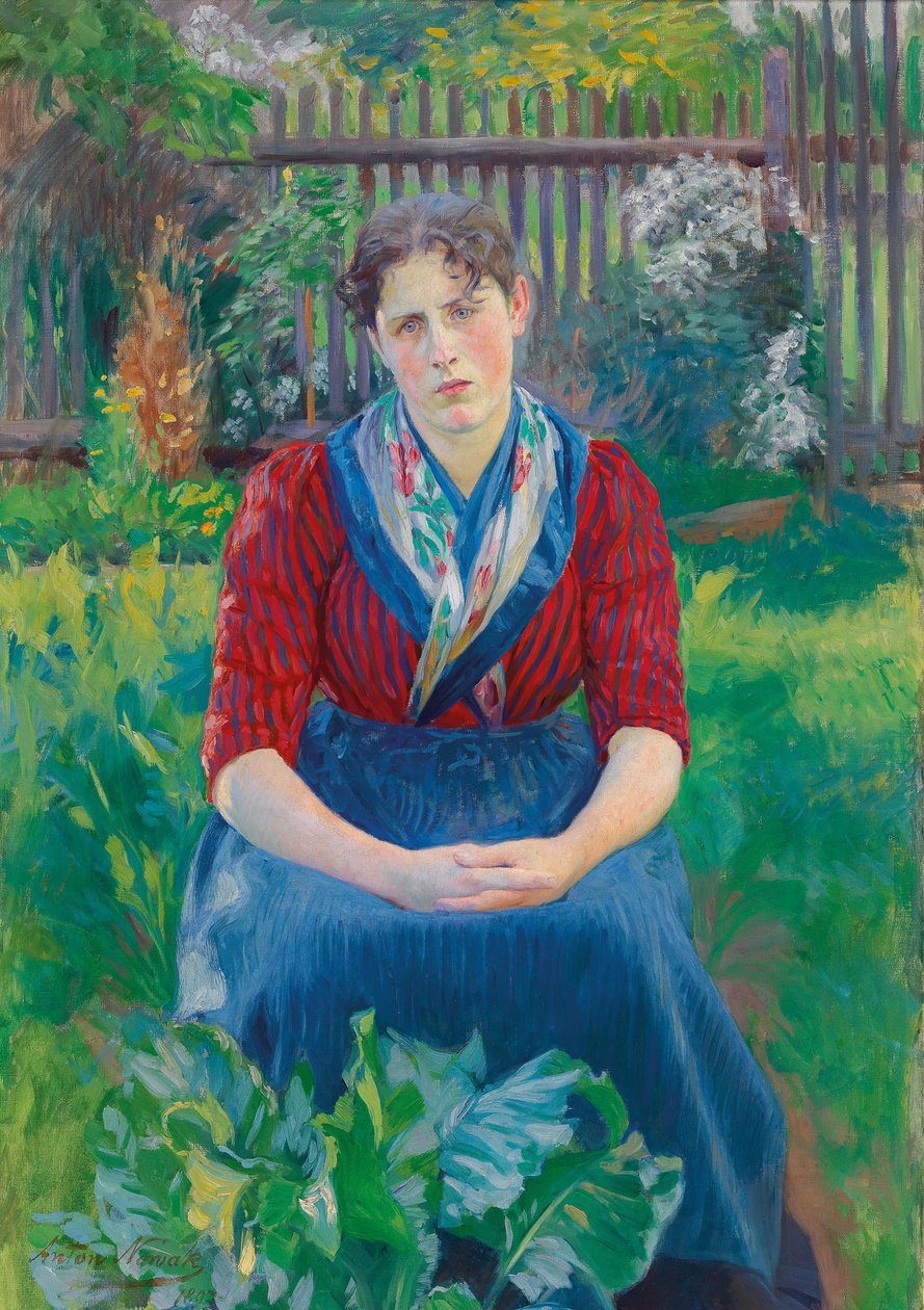 Campesina de Wachau de Anton Nowak