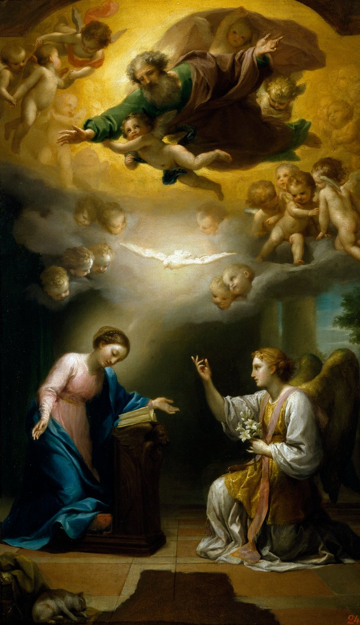 Anunciación de Anton Raphael Mengs