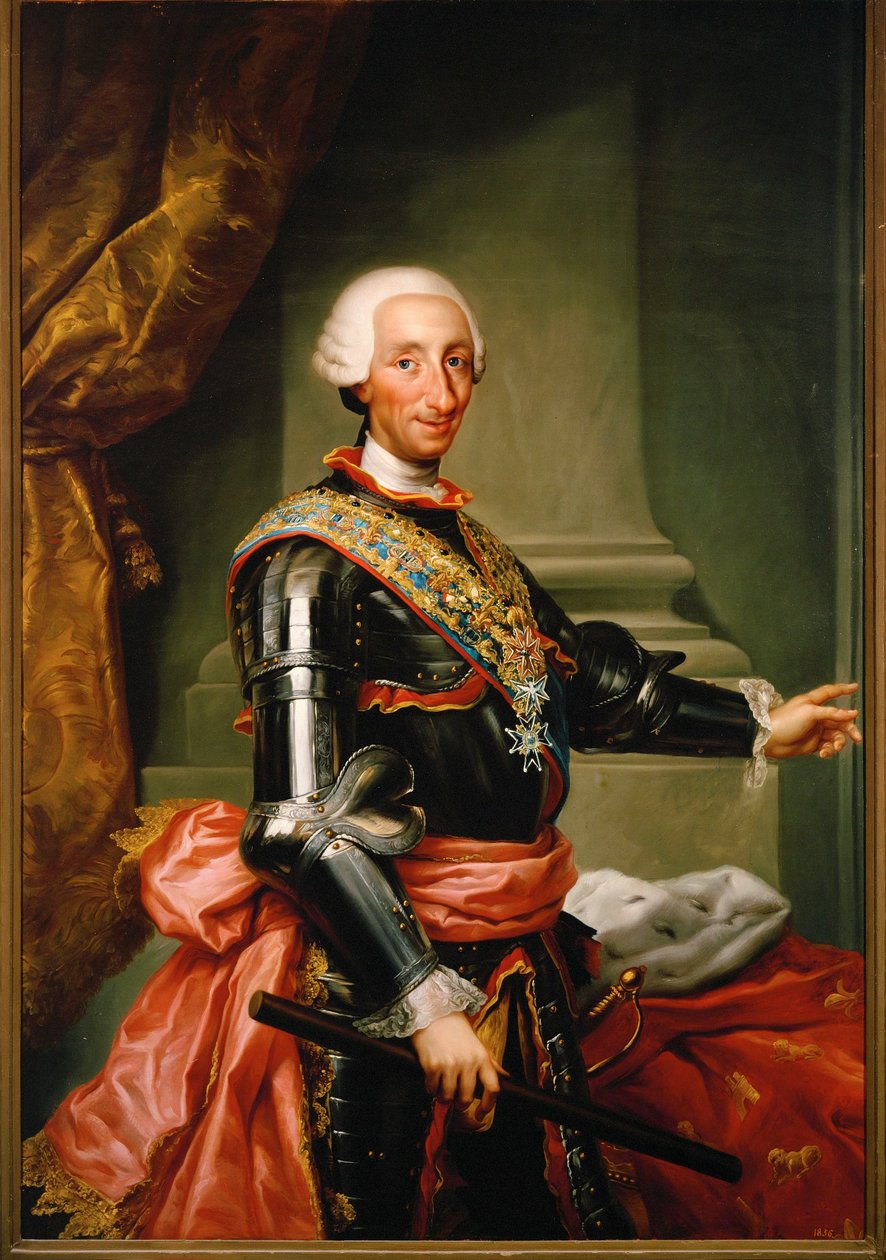 Carlos III, Rey de España ... (pintura sobre lienzo) de Anton Raphael Mengs