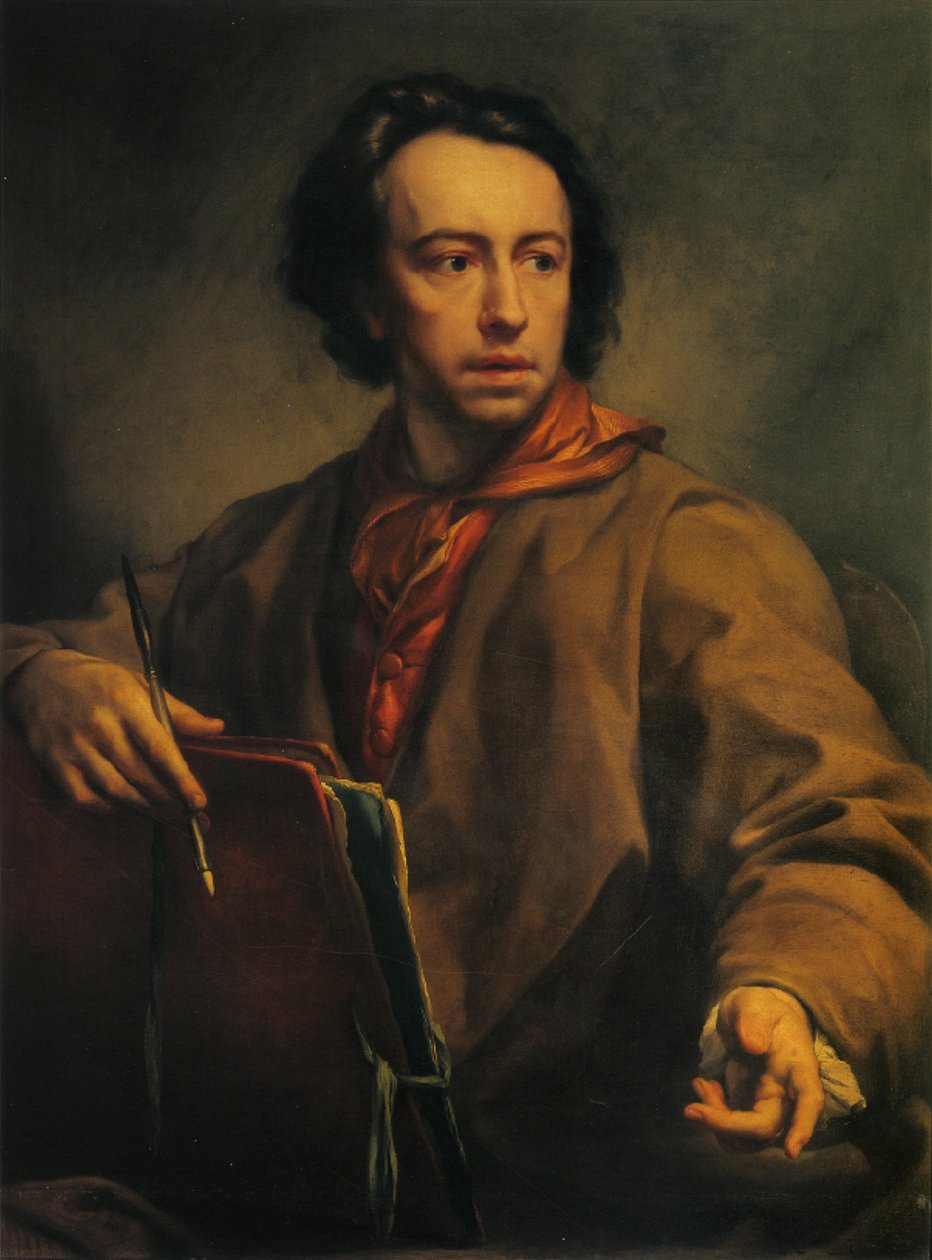 Italiano  Autoritratto Autorretrato de Anton Raphael Mengs