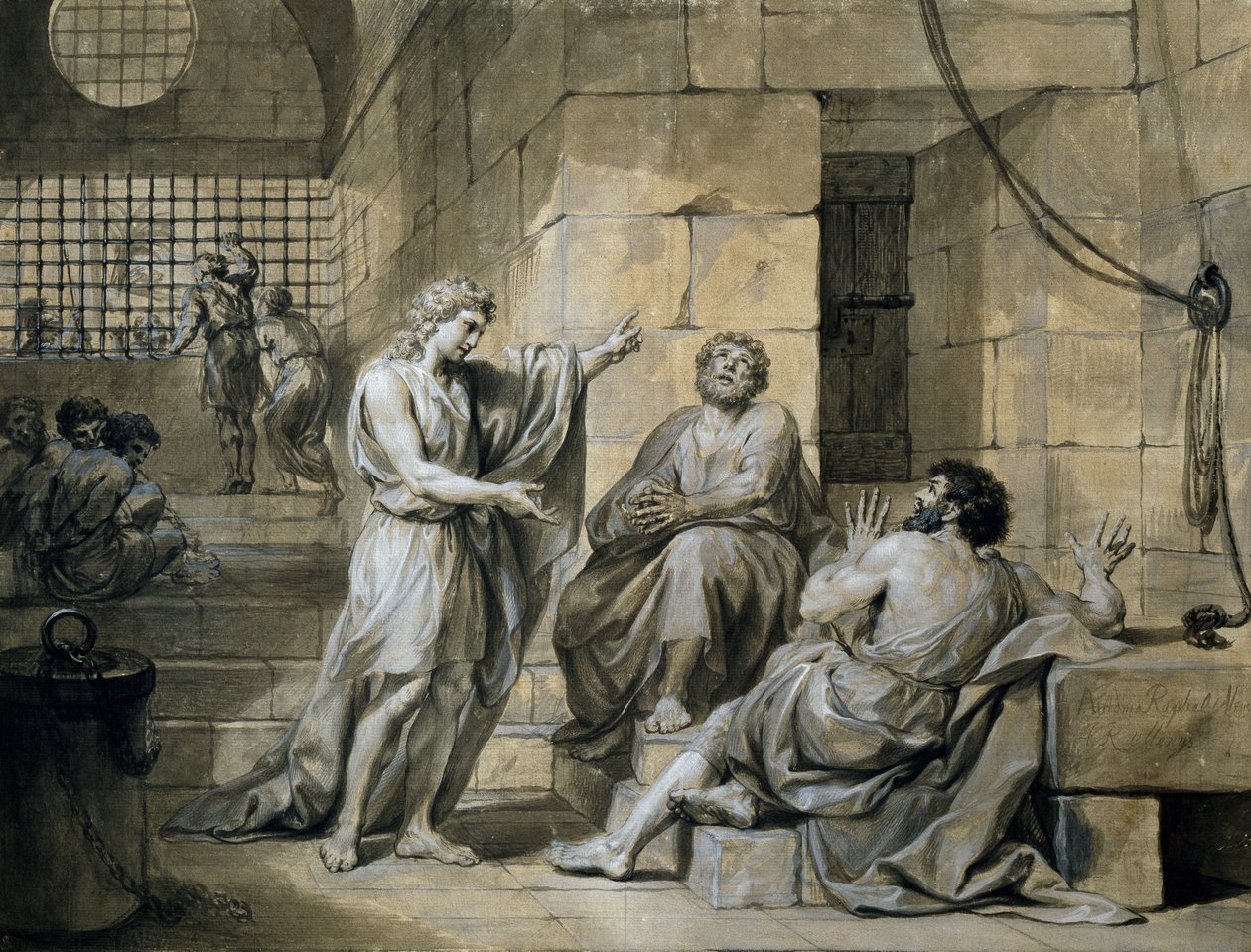 José de Egipto en prisión de Anton Raphael Mengs
