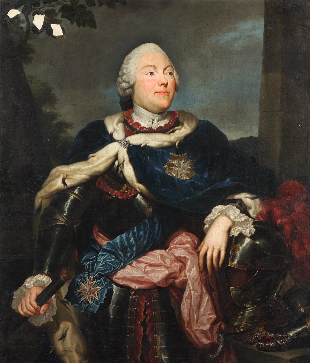 El príncipe elector Federico Cristián de Sajonia (1722-1763) de Anton Raphael Mengs