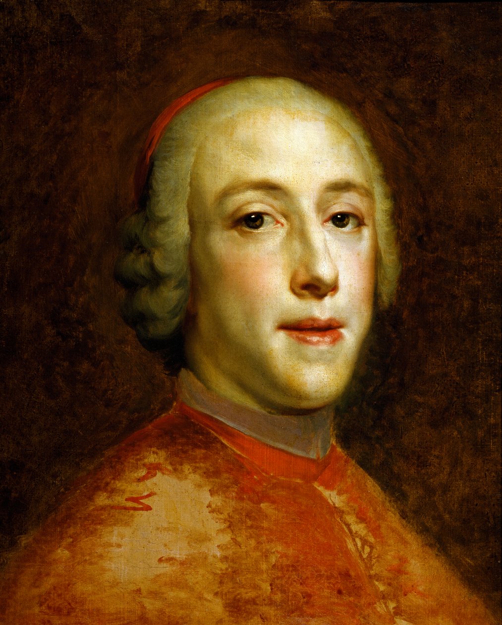 Retrato de Enrique Benedicto María Clemente Eduardo Estuardo, Cardenal York, circa 1756 de Anton Raphael Mengs