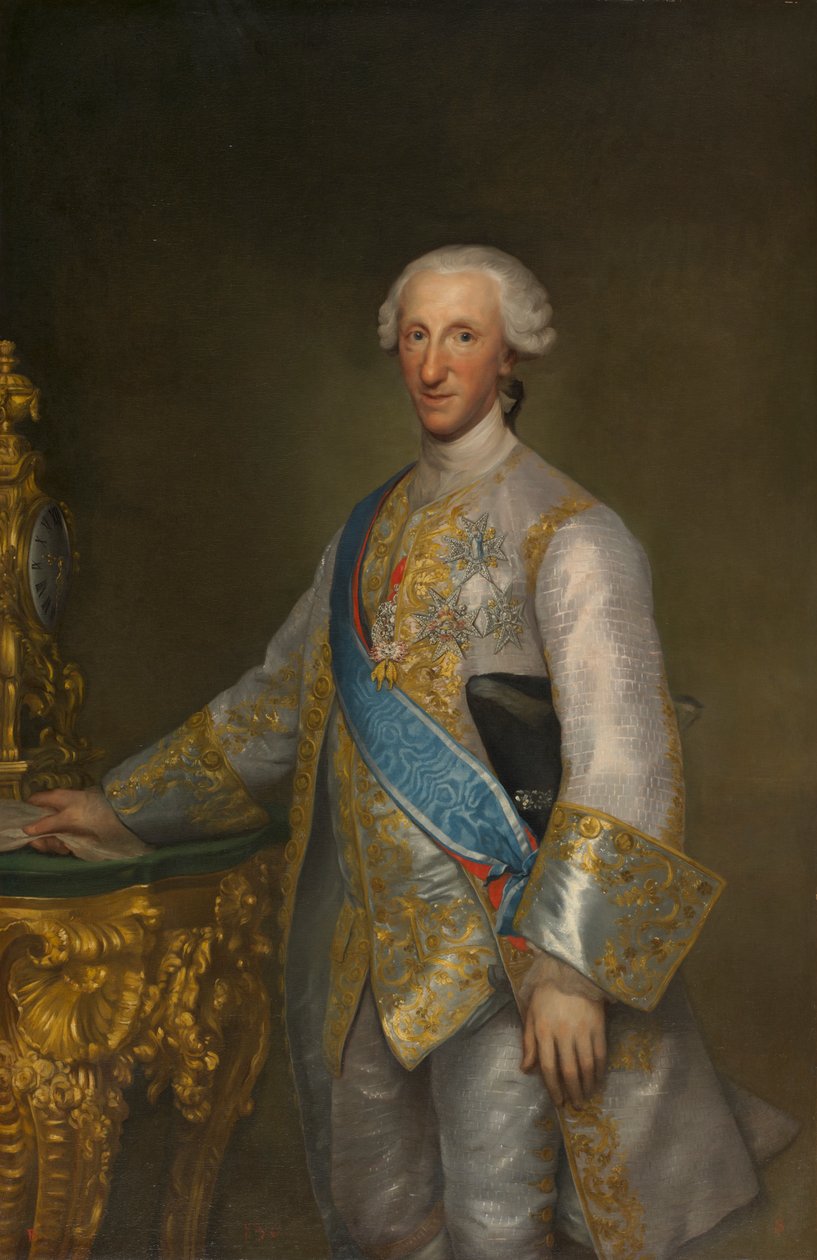 Retrato del Infante Don Luis de Borbón de Anton Raphael Mengs