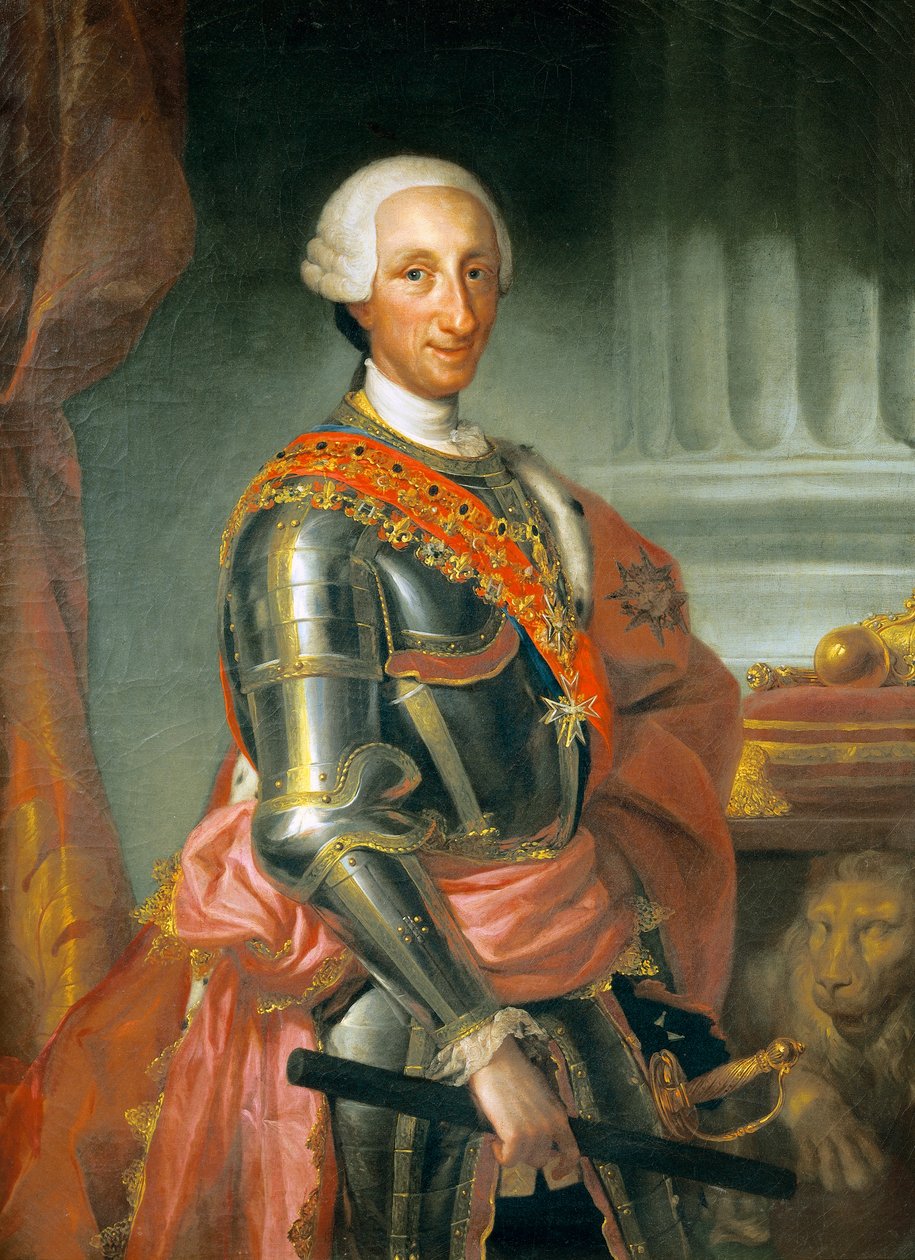 Retrato del Rey Carlos III de España de Anton Raphael Mengs