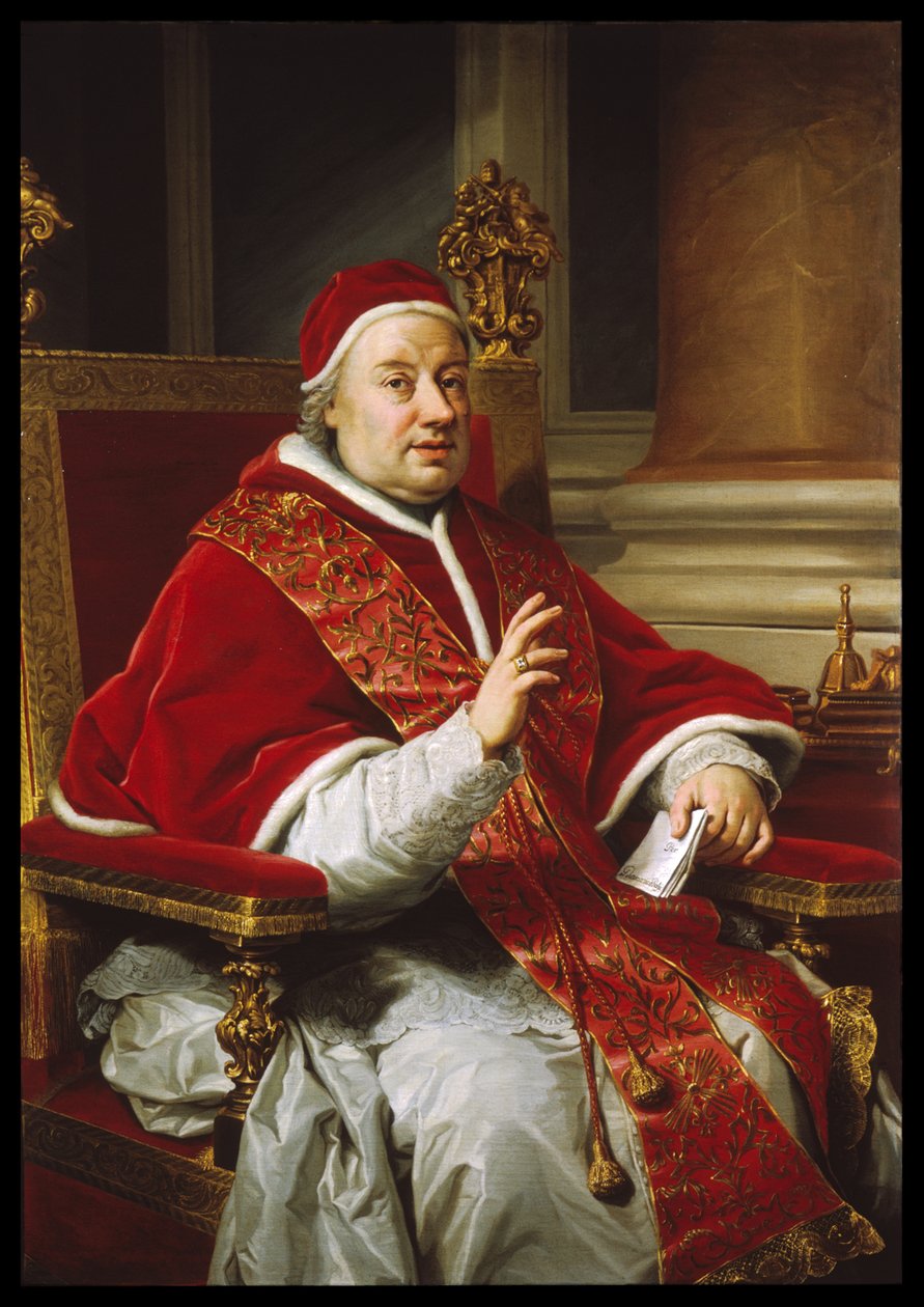 Retrato del papa Clemente XIII de Anton Raphael Mengs