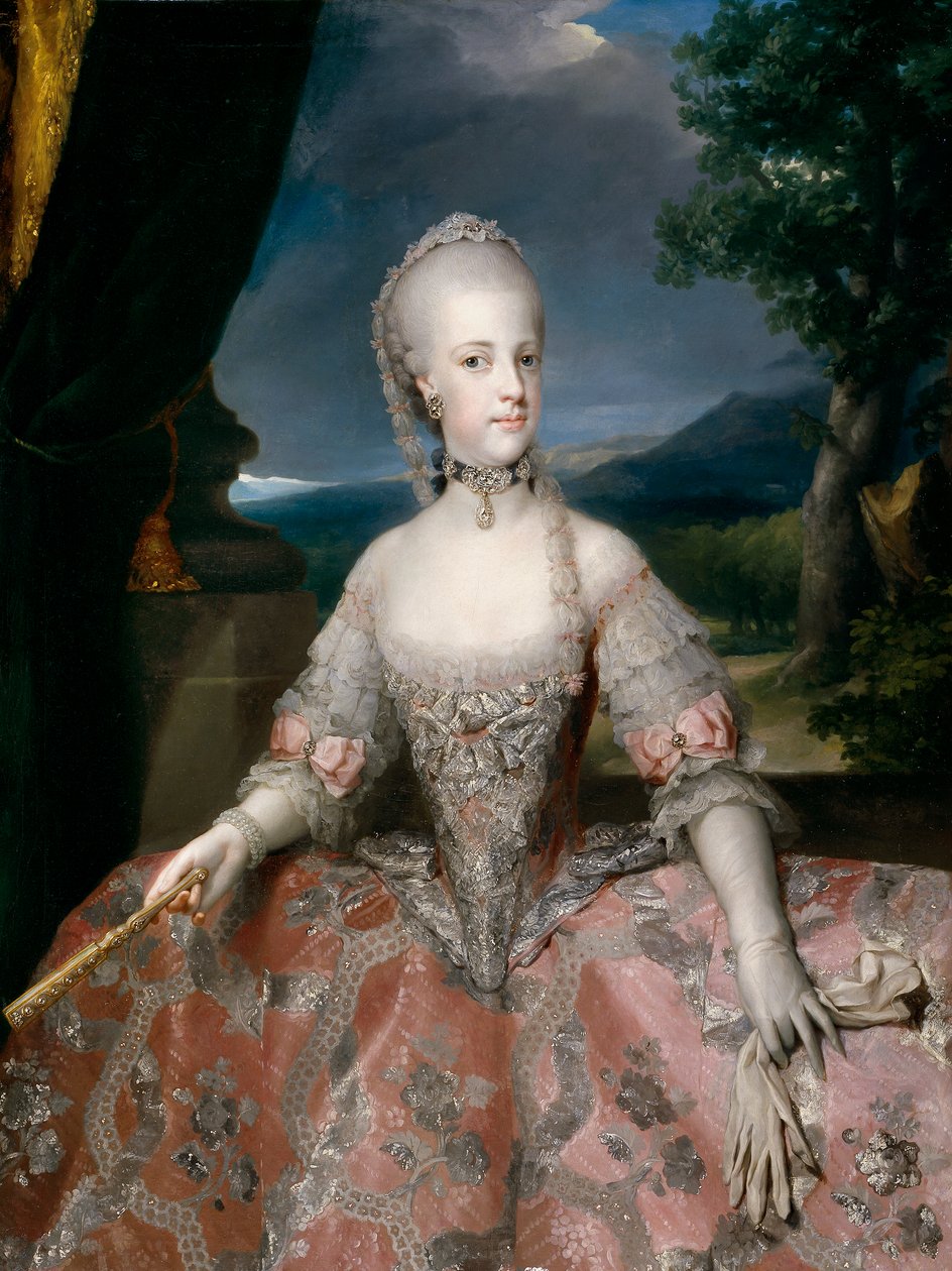 Española:  María Carolina de Habsburgo-Lorena, reina de Nápoles María Carolina de Habsburgo-Lorena, reina de Nápoles de Anton Raphael Mengs
