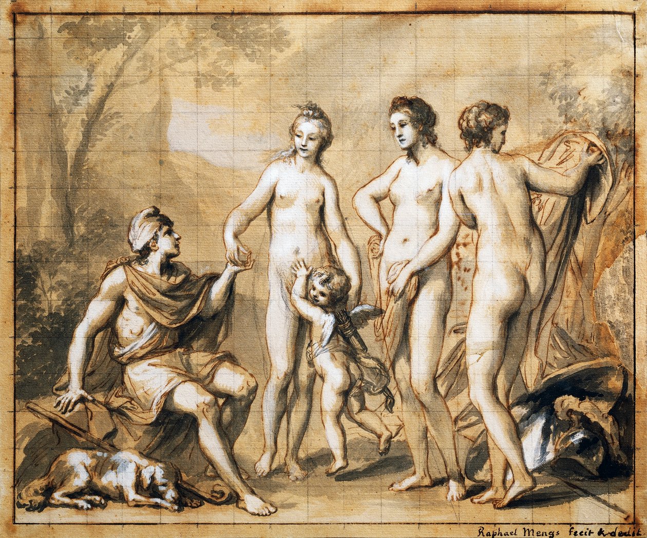 El juicio de Paris de Anton Raphael Mengs