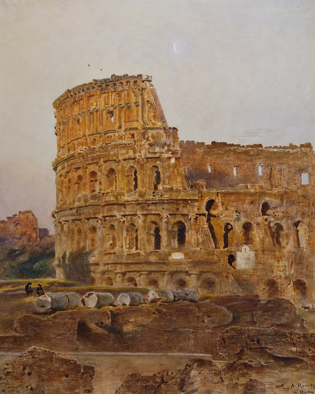 Coliseo de Roma de Anton Romako