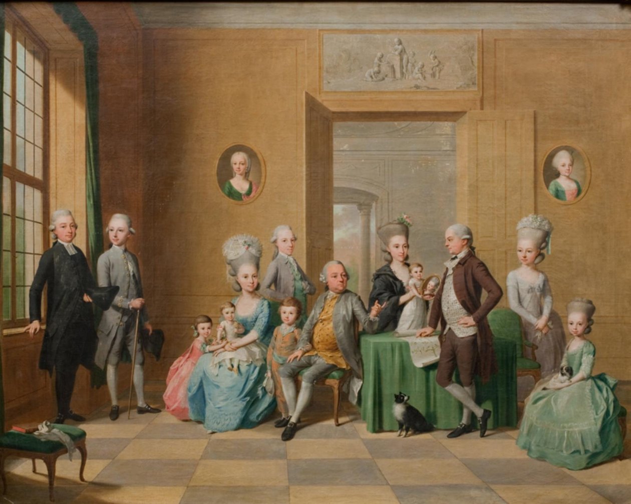 La familia Souchay de Anton Tischbein