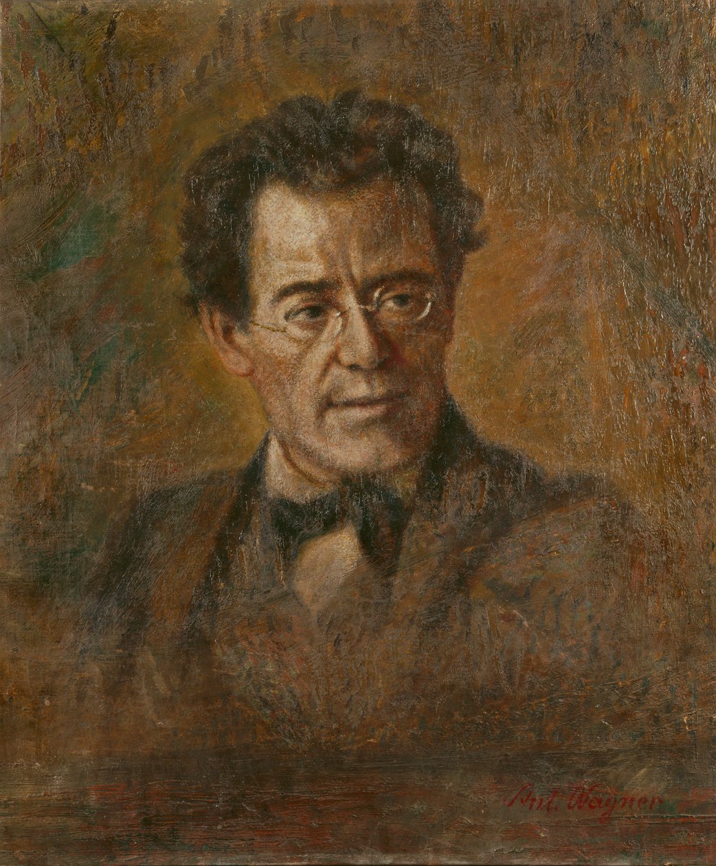 Gustav Mahler, compositor y director de orquesta de Anton Wagner-Henning