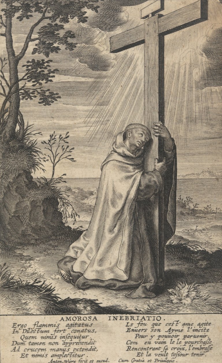 Amorosa Inebriatio de La vida de San Juan de la Cruz, 1622-24 de Anton Wierix