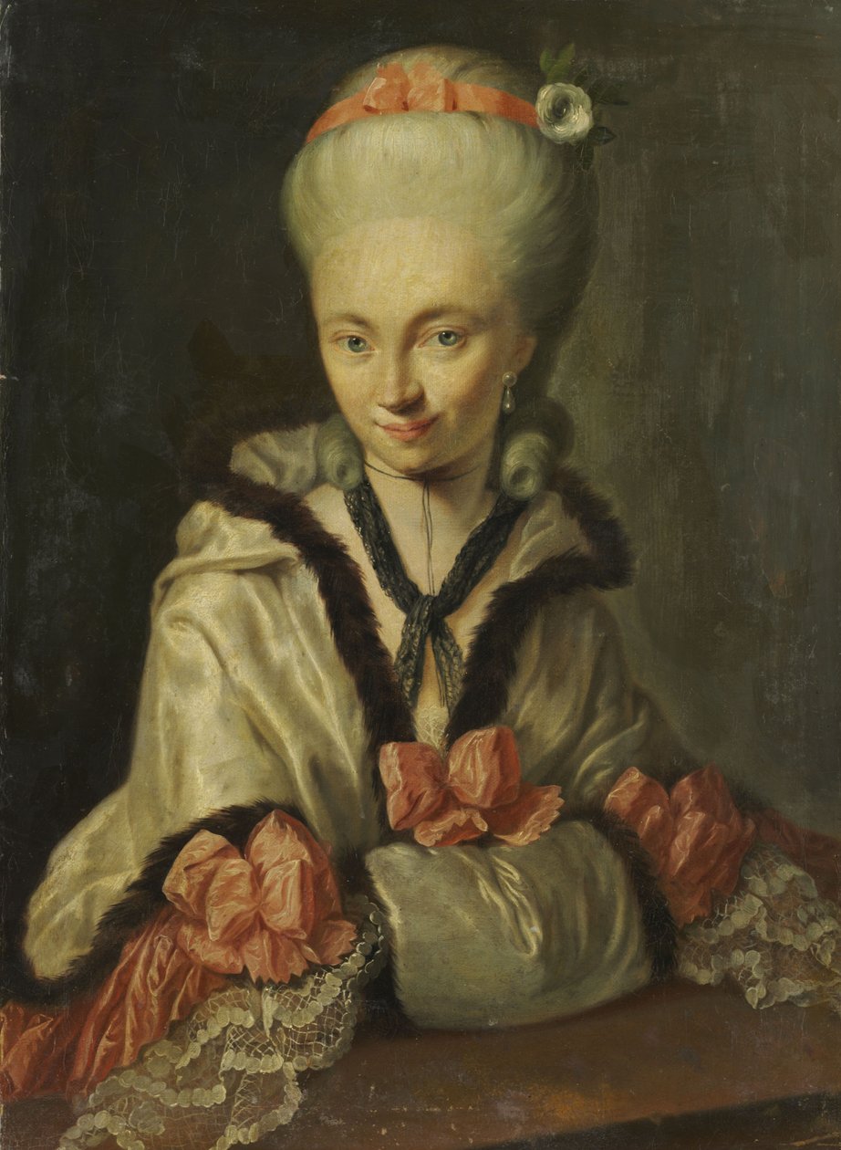 Anton Wilhelm Tischbein - Auguste Friederike Condesa de Ysenburg-Büdingen de Anton Wilhelm Tischbein