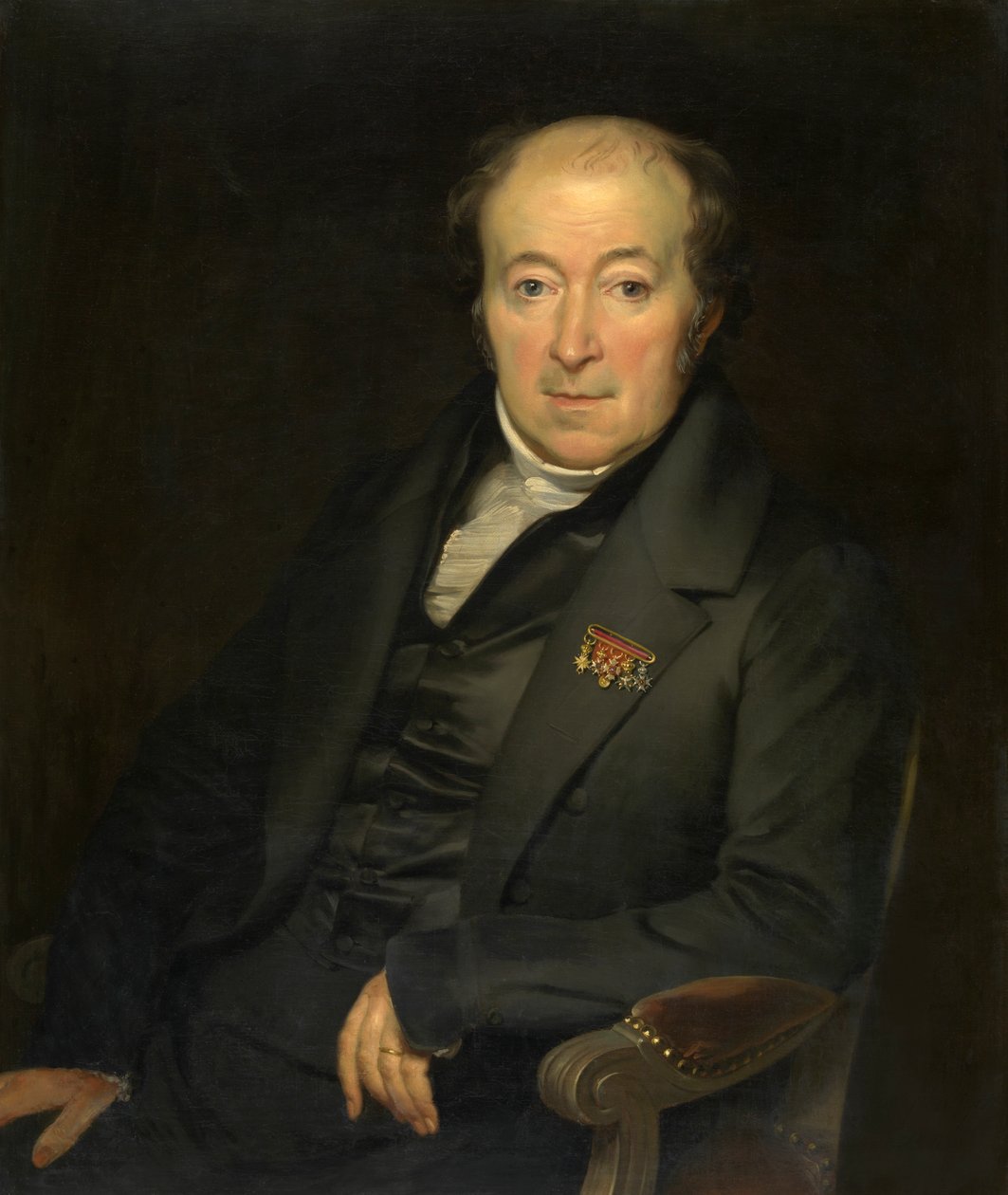 El pintor Mattheus Ignatius van Bree (óleo sobre lienzo) de Anton van Ysendyck