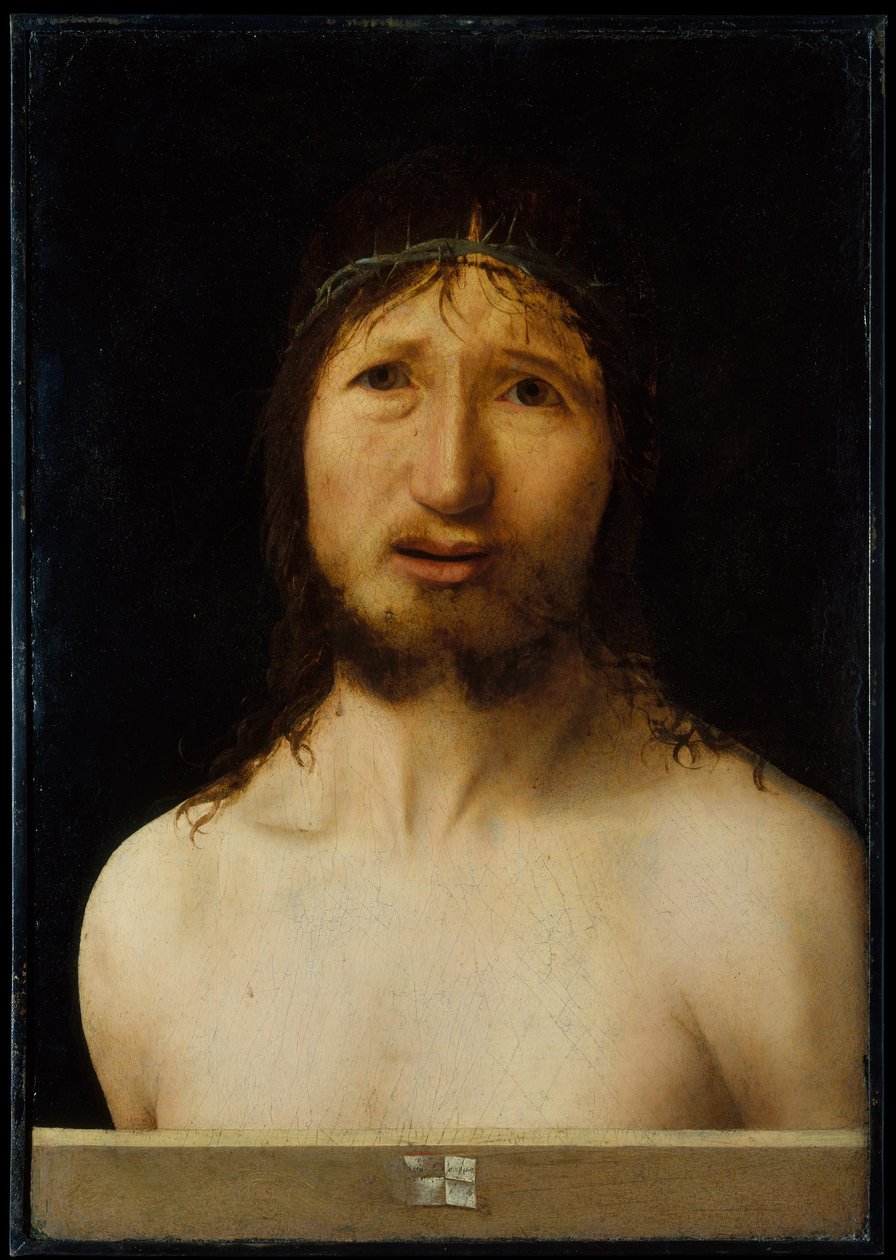 Cristo coronado de espinas de Antonello da Messina