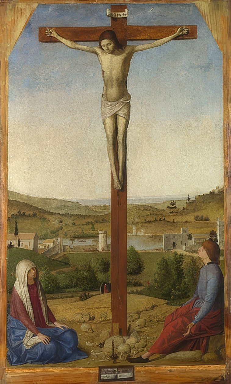 La crucifixión de Cristo, 1475 de Antonello da Messina