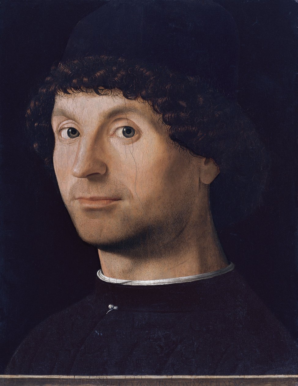 Retrato de un hombre de Antonello da Messina