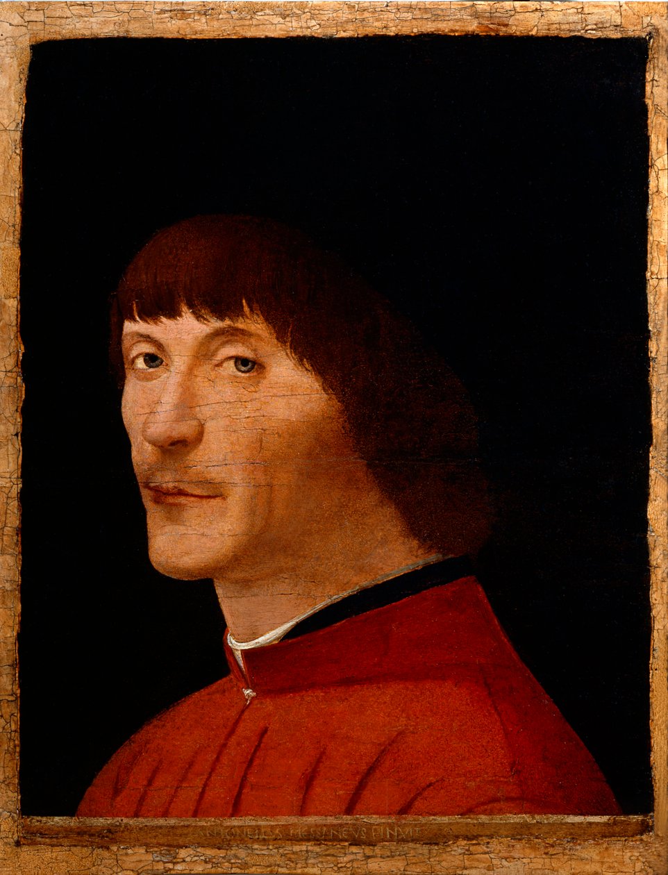Retrato de un hombre, 1468-1470 de Antonello da Messina