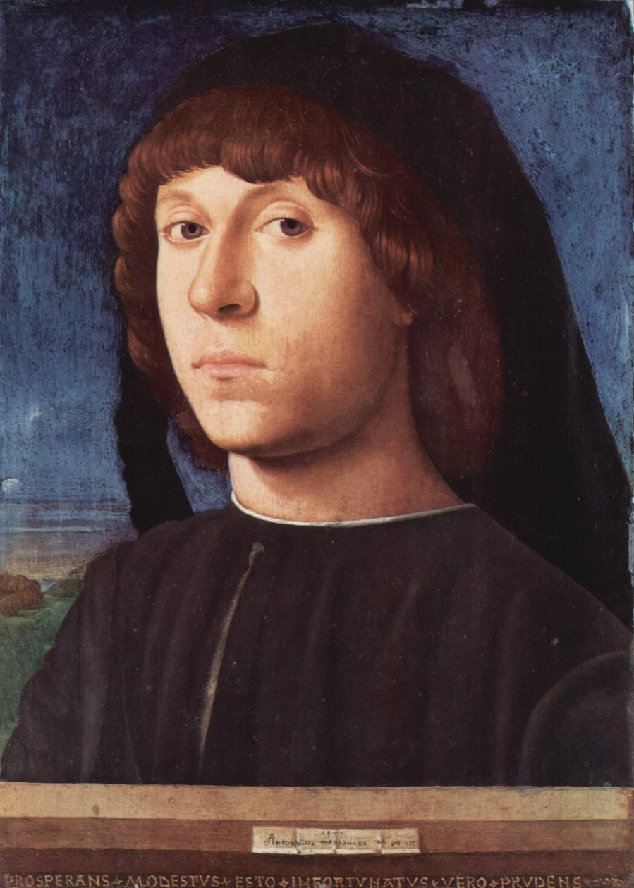 Retrato de un joven de Antonello da Messina
